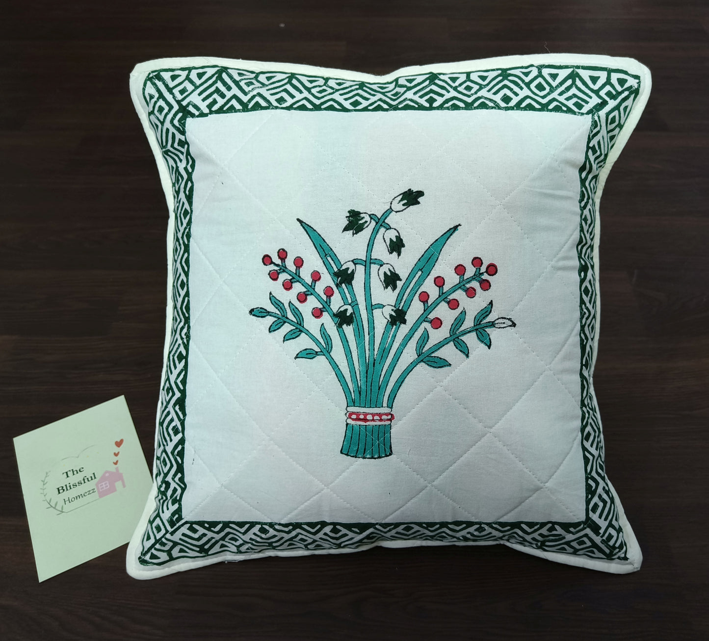 Handblock Printed Cushion Cover
