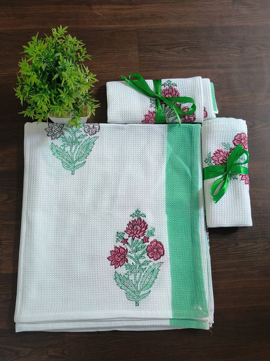 Handblock Printed Towels