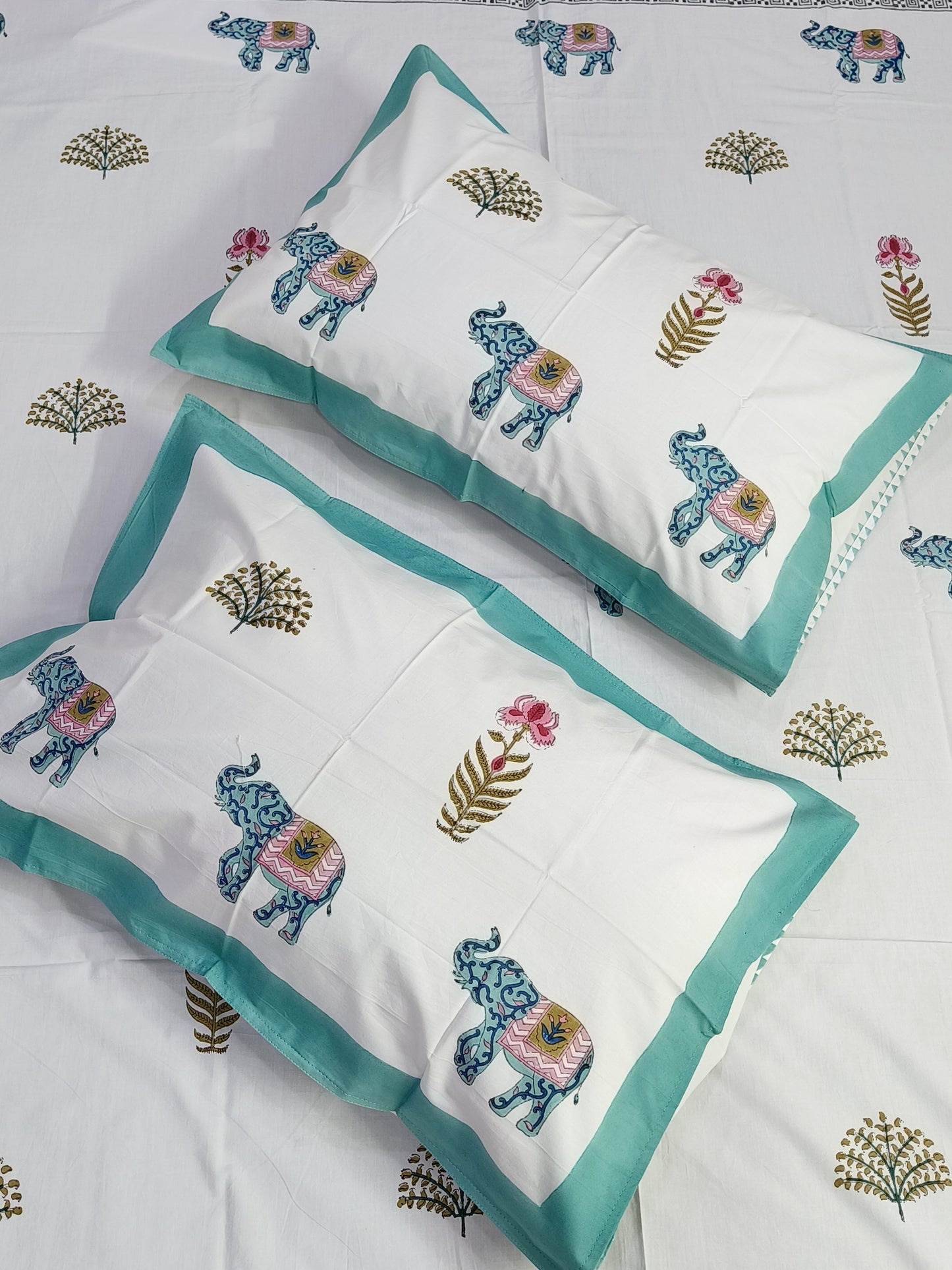 FRESH ARRIVAL Handblock Printed Premium Bedsheets