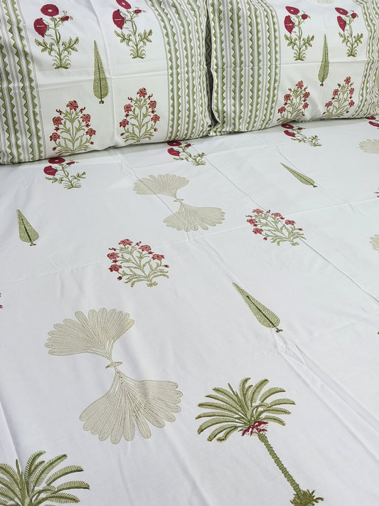 Handblock Printed Premium Bedsheets