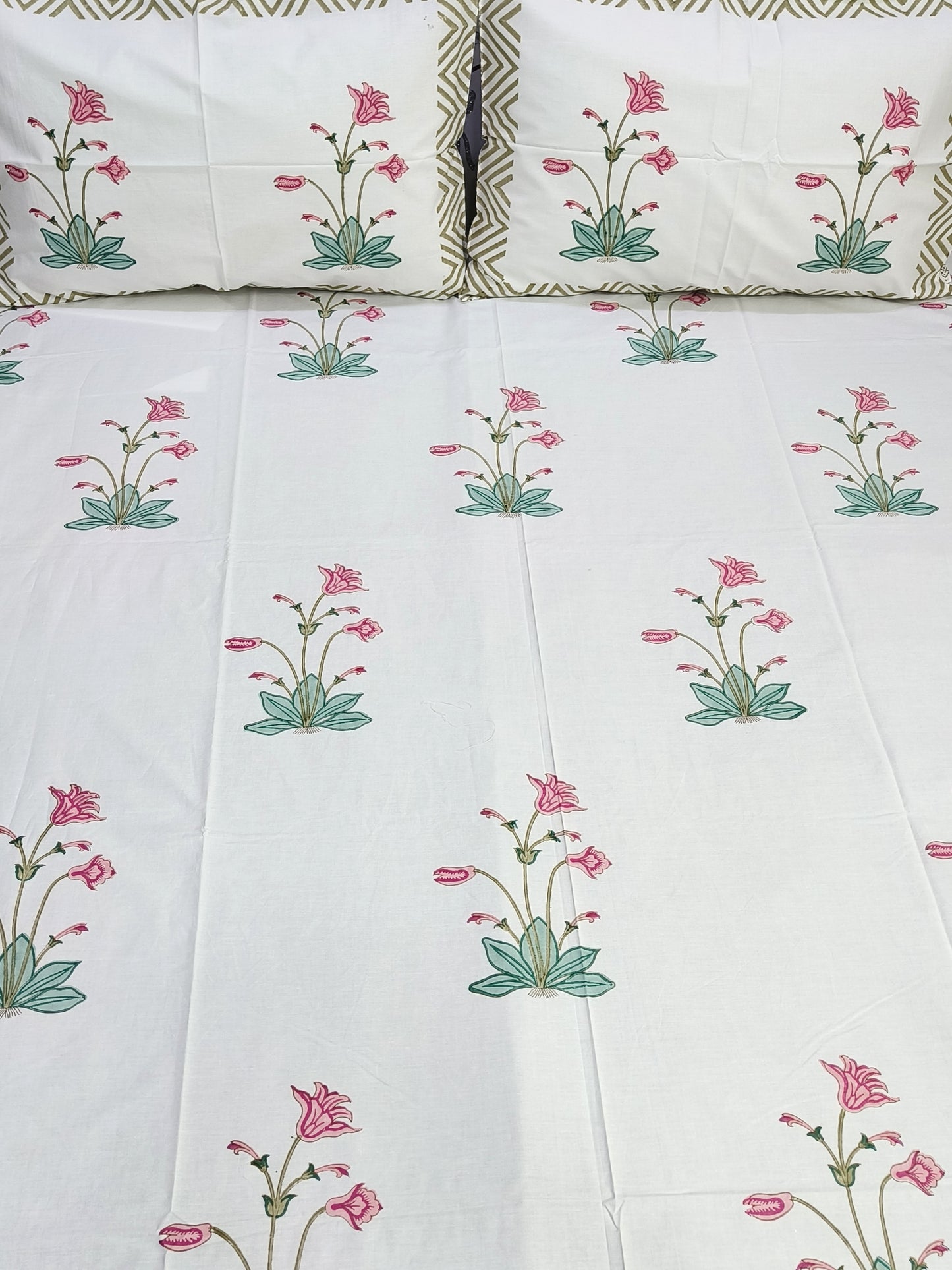 Handblock Printed Premium Bedsheets