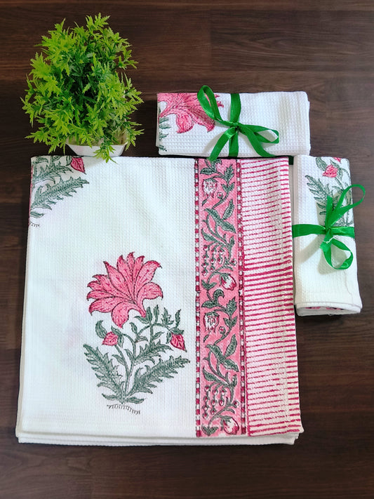 Handblock Printed Towels