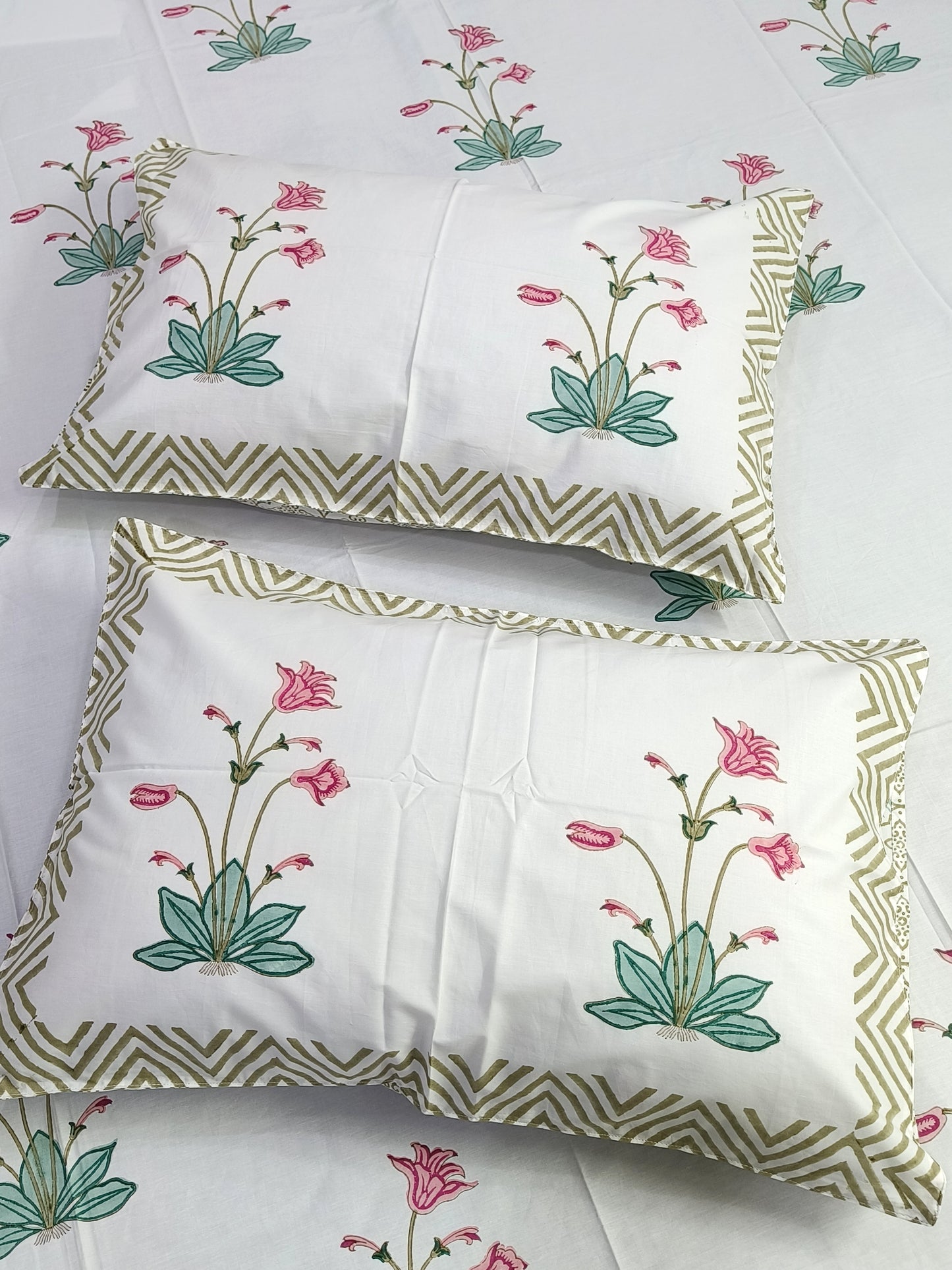 Handblock Printed Premium Bedsheets
