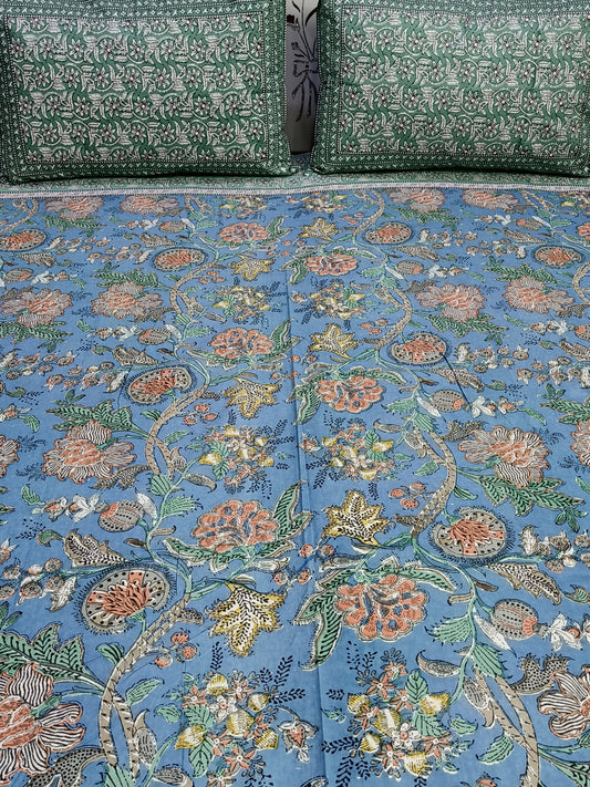 FRESH ARRIVALS Gulbahaar King Size Bedsheets