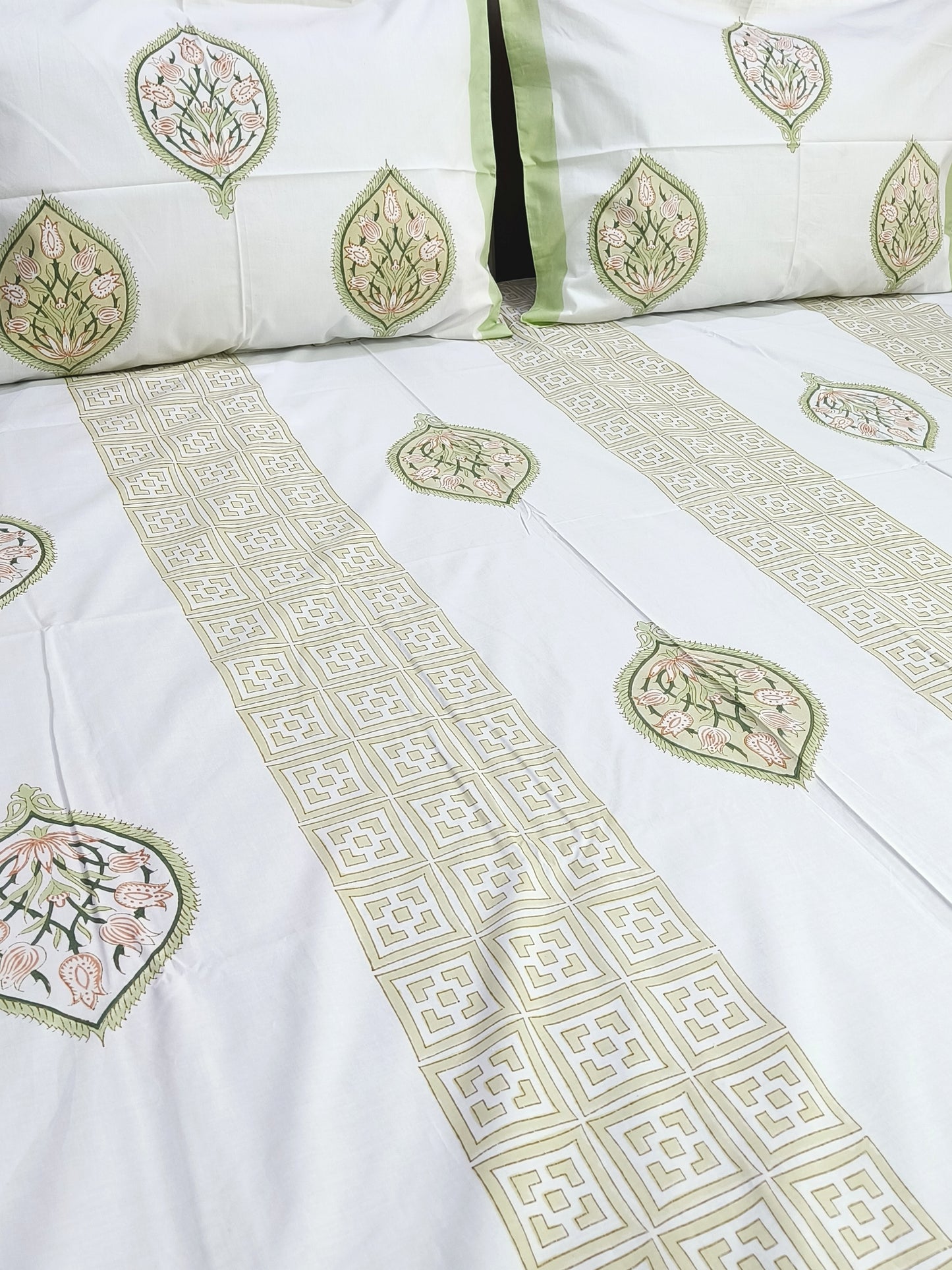 FRESH ARRIVAL Handblock Printed Premium Bedsheets
