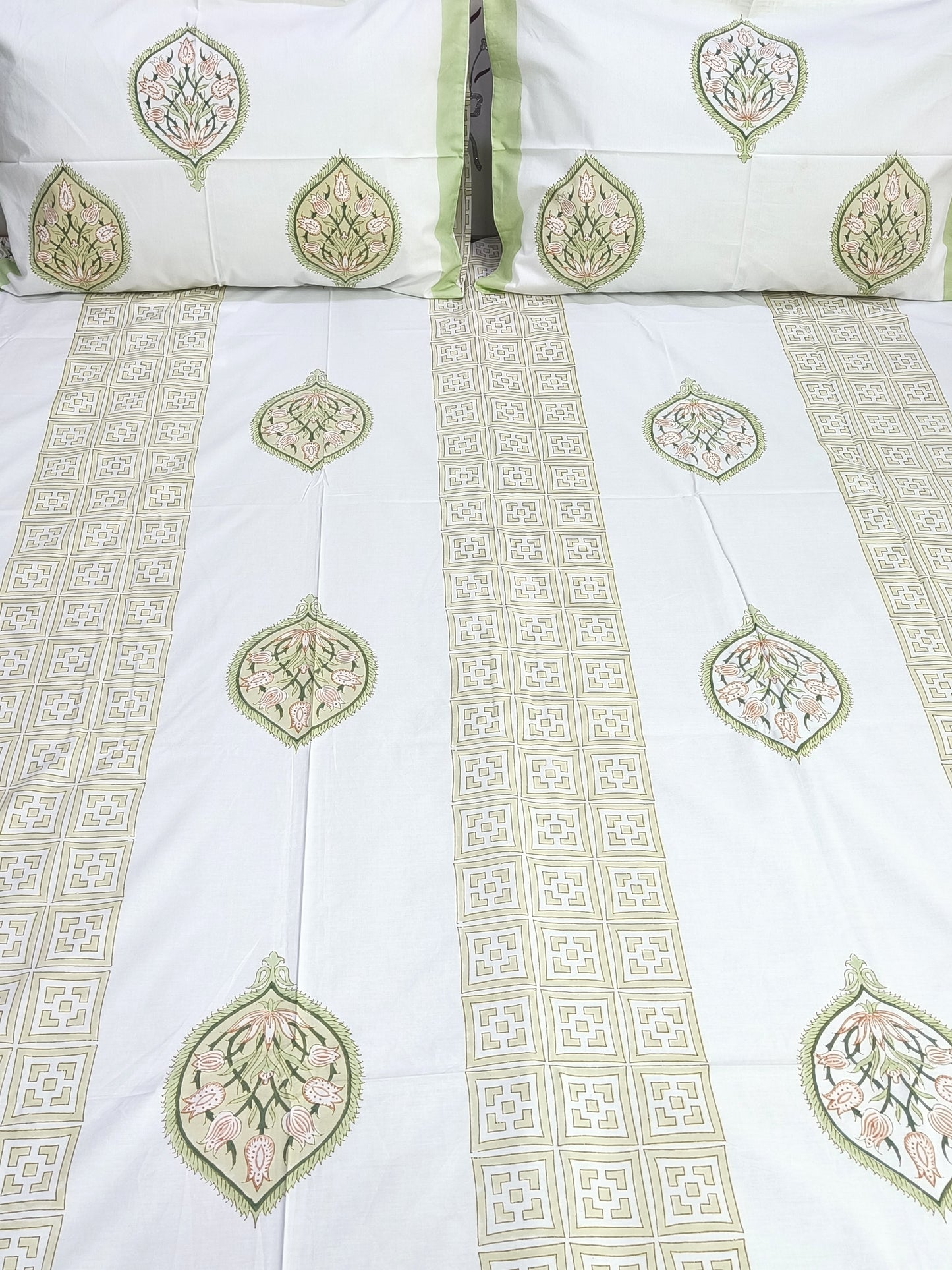 FRESH ARRIVAL Handblock Printed Premium Bedsheets