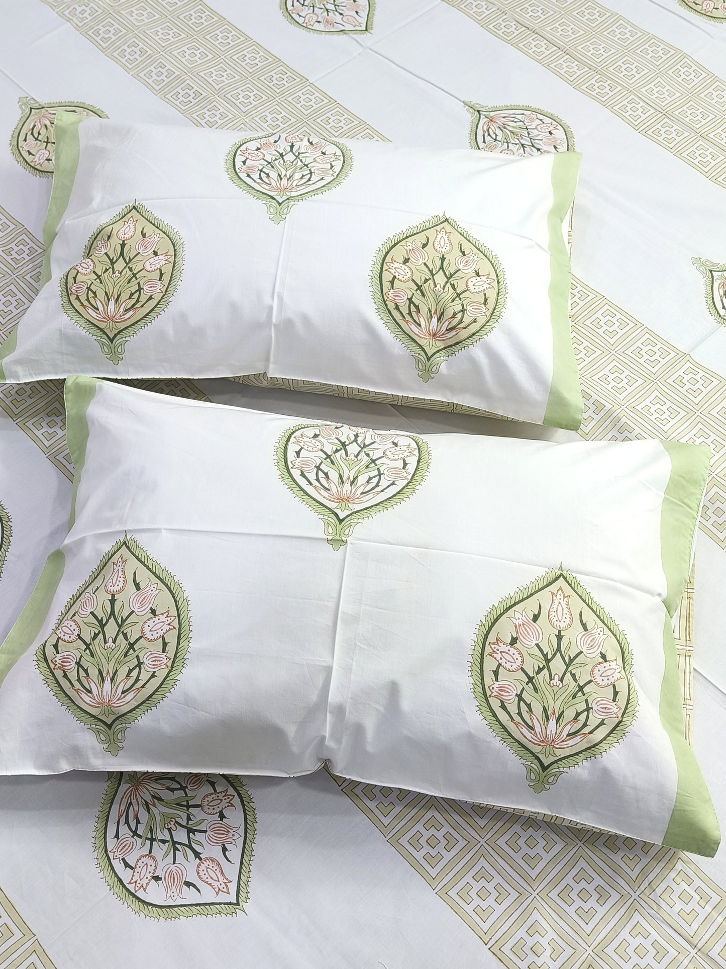 FRESH ARRIVAL Handblock Printed Premium Bedsheets