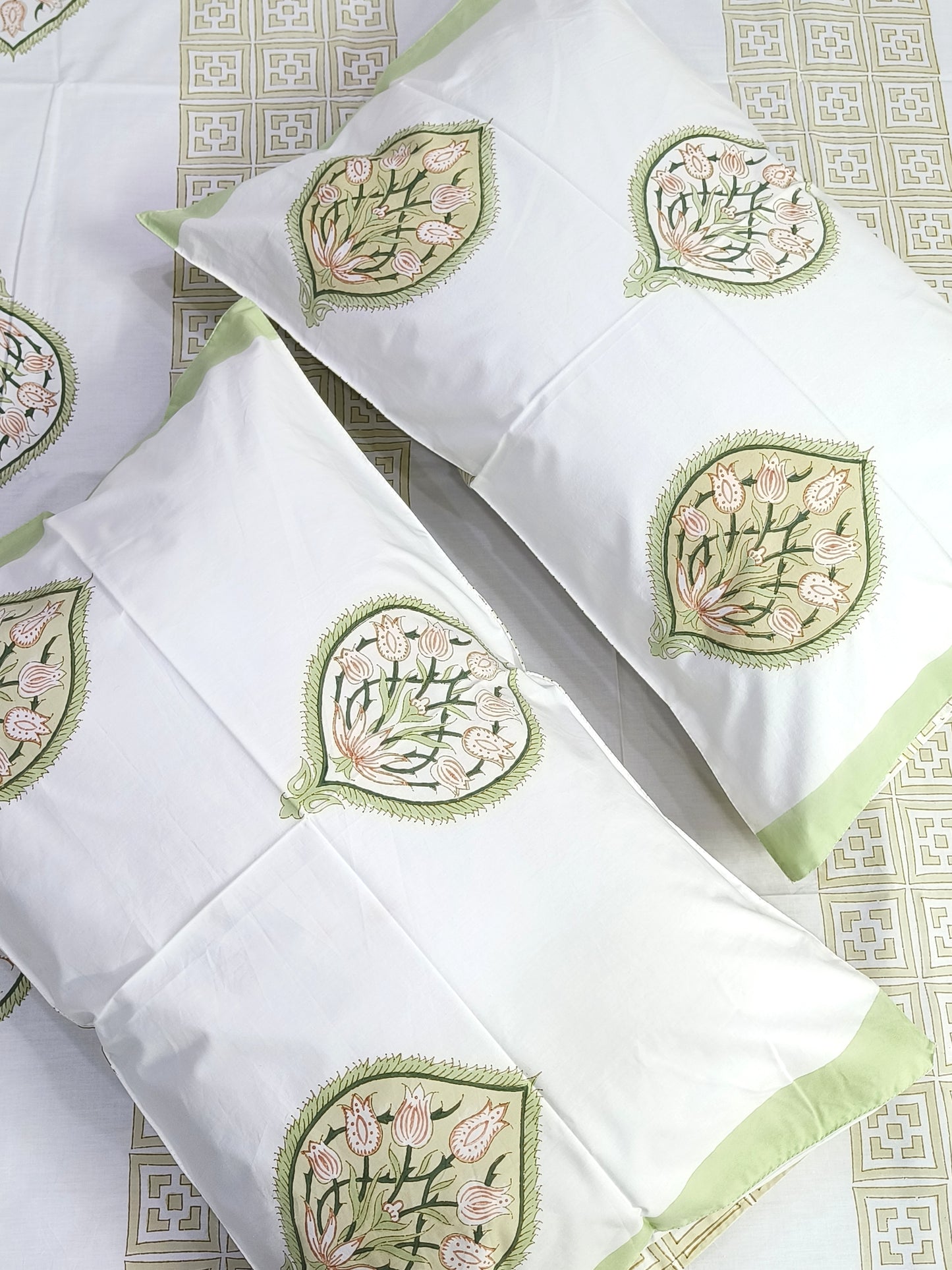 FRESH ARRIVAL Handblock Printed Premium Bedsheets