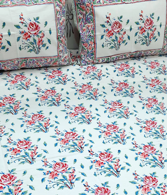 Handblock Printed Premium Bedsheets