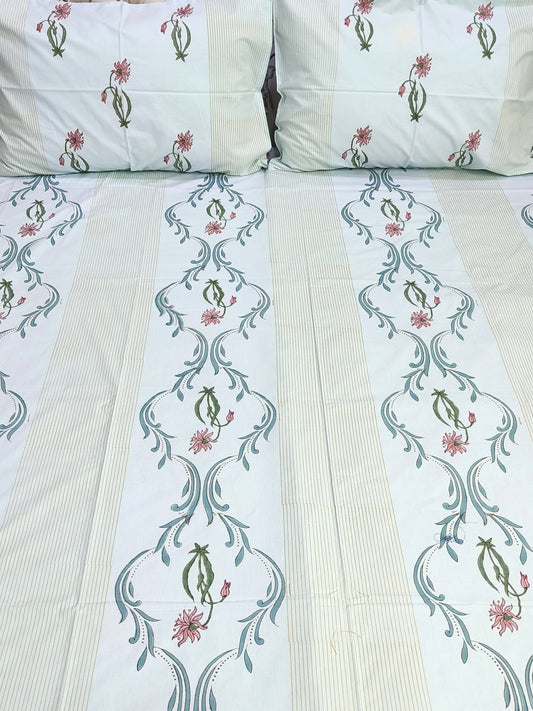Handblock Printed Premium Bedsheets