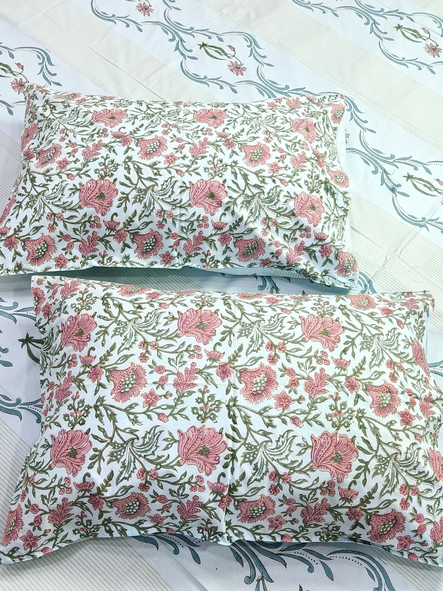Handblock Printed Premium Bedsheets