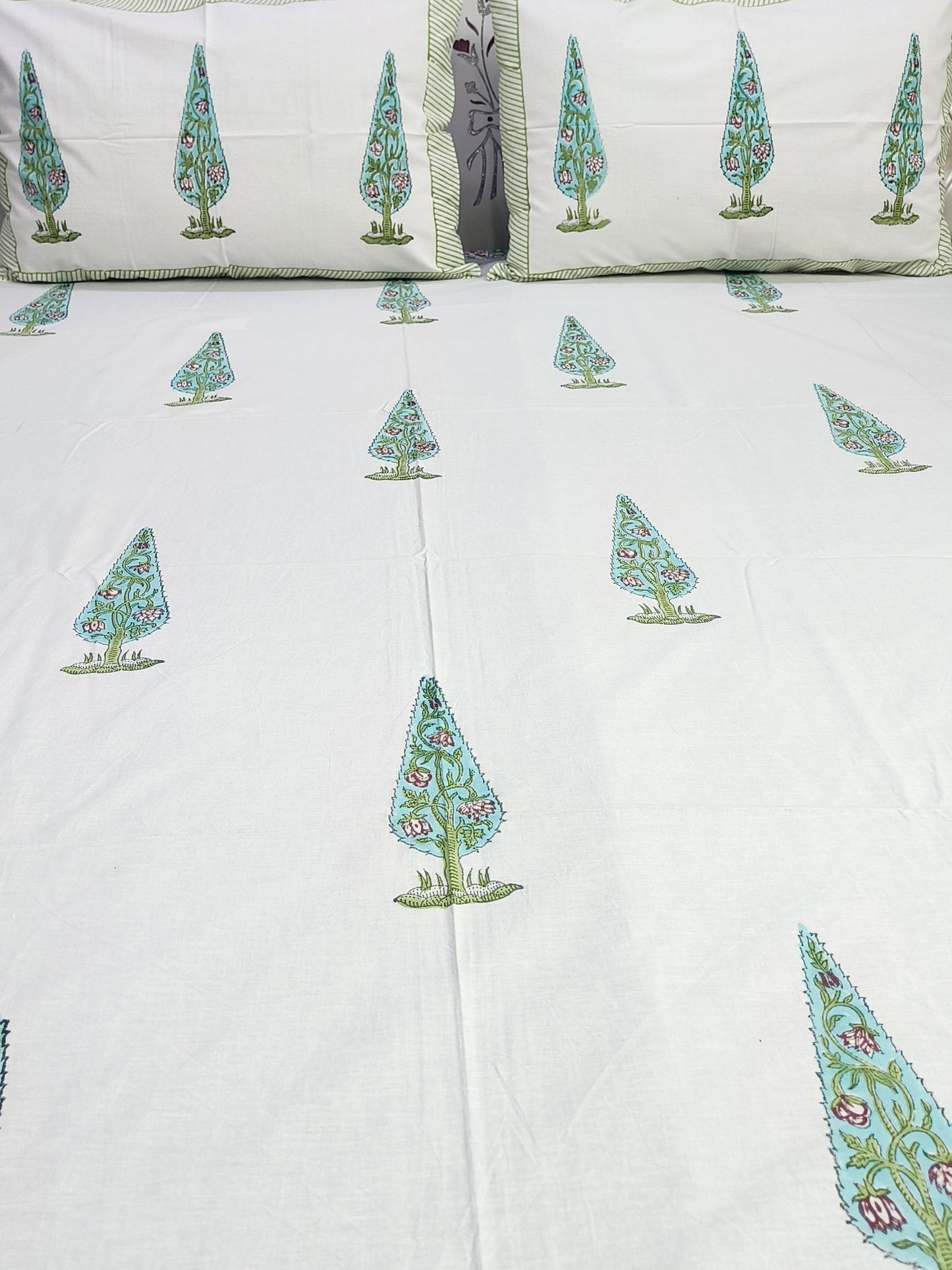 FRESH ARRIVAL Handblock Printed Premium Bedsheets (Dispatch Time 24 Hours)