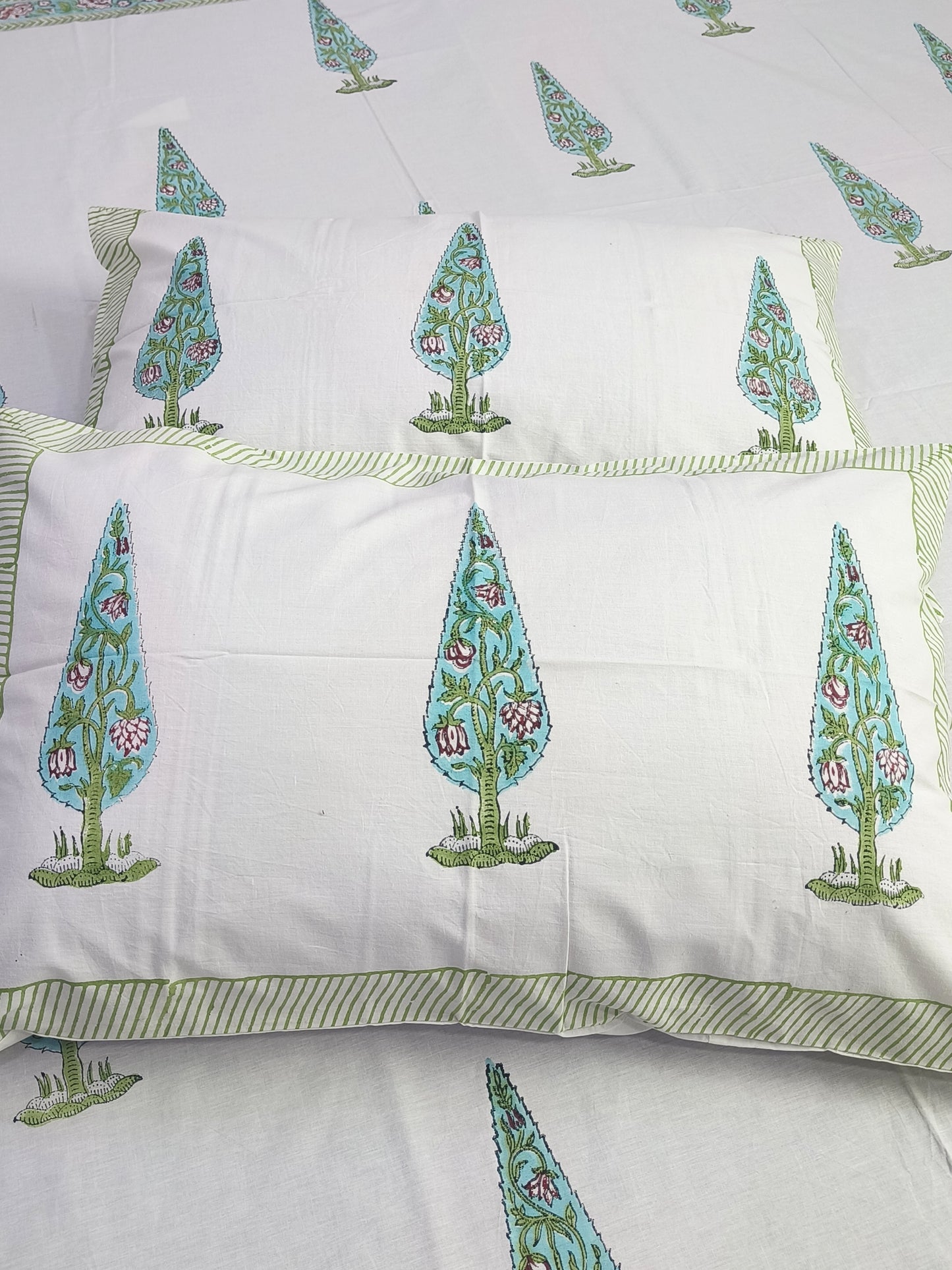 FRESH ARRIVAL Handblock Printed Premium Bedsheets (Dispatch Time 24 Hours)