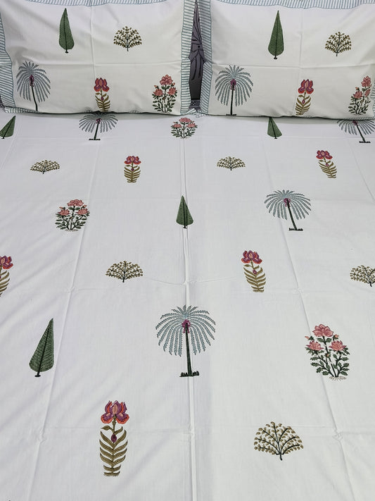 Handblock Printed Premium Bedsheets