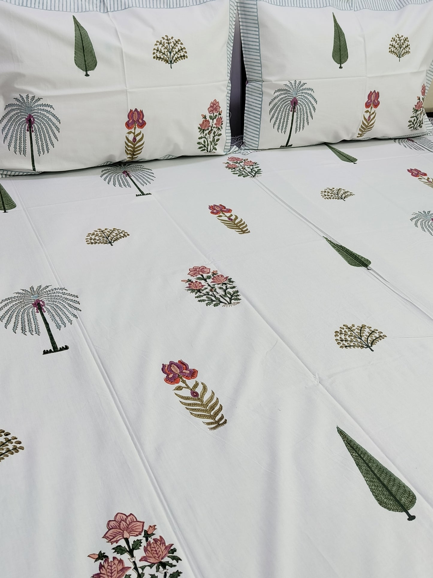Handblock Printed Premium Bedsheets