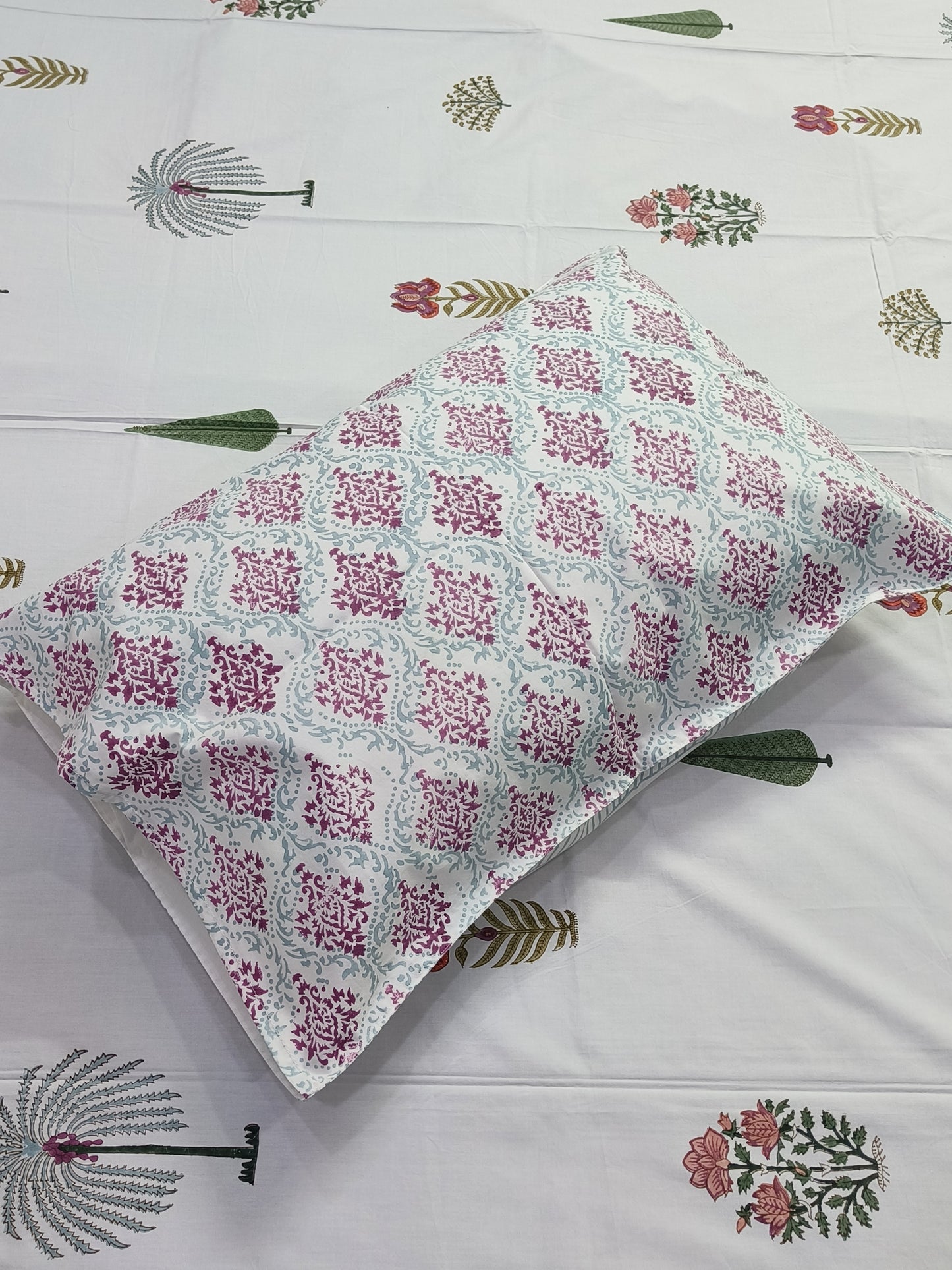 Handblock Printed Premium Bedsheets