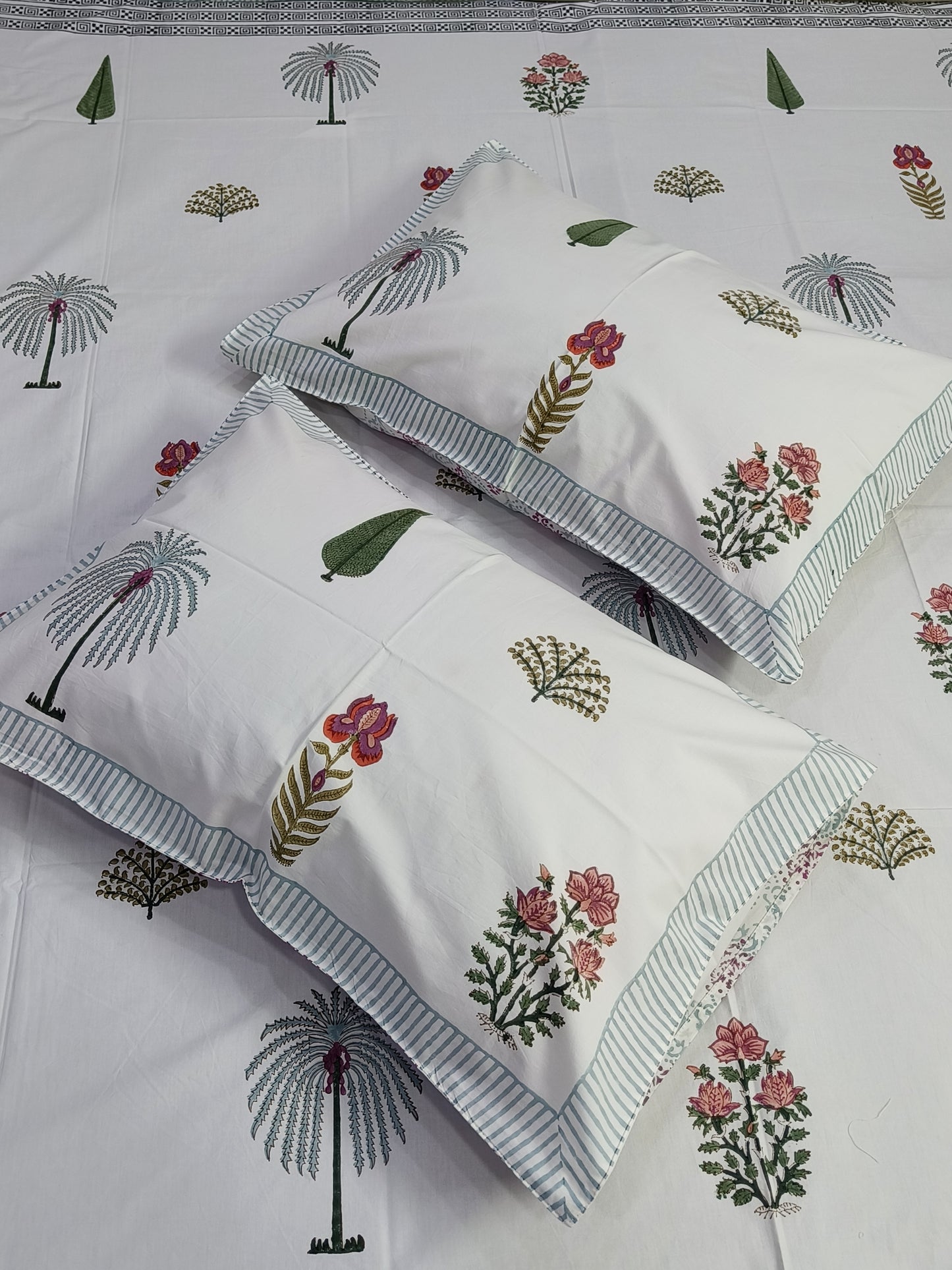 Handblock Printed Premium Bedsheets