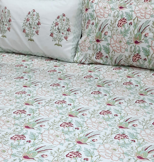 Handblock Printed Premium Bedsheets (Dispatch Time 24 Hours)