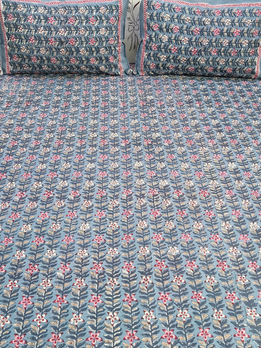 Handblock Printed Premium Bedsheets