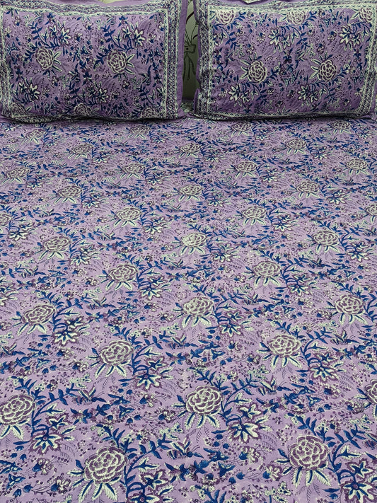 FRESH ARRIVAL Handblock Printed Premium Bedsheets