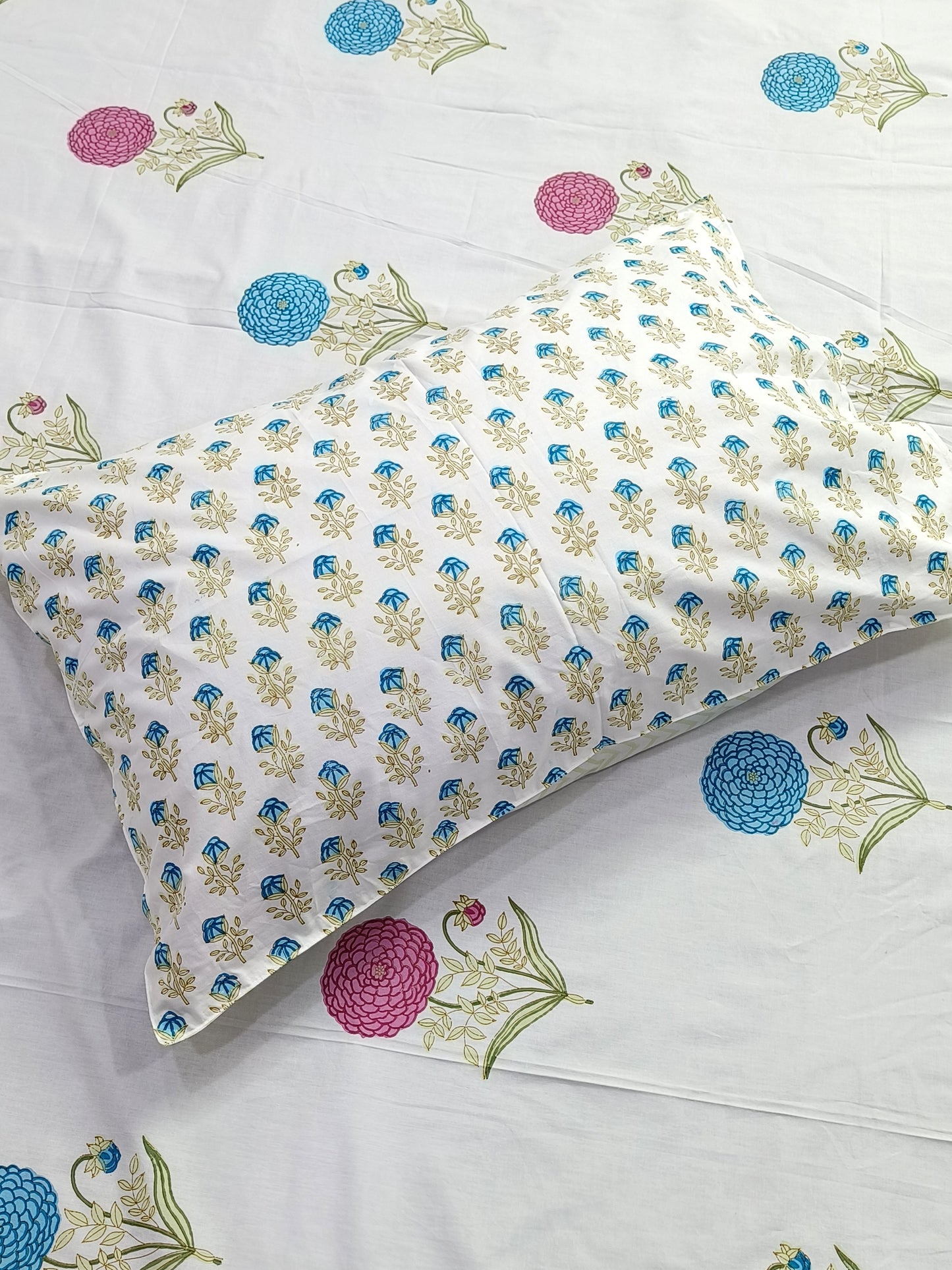 FRESH ARRIVAL Handblock Printed Premium Bedsheets