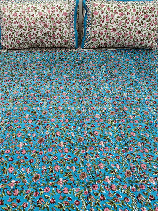 FRESH ARRIVAL Handblock Printed Premium Bedsheets