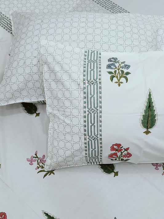Handblock Printed Premium Bedsheets