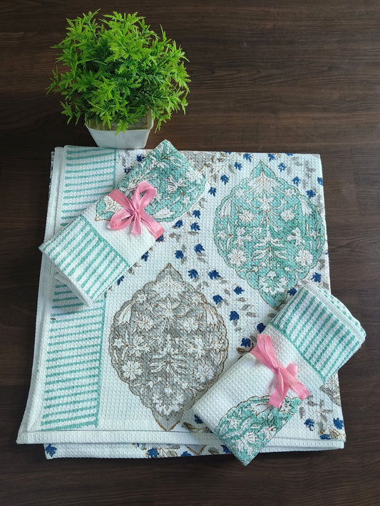 Handblock Printed Towels