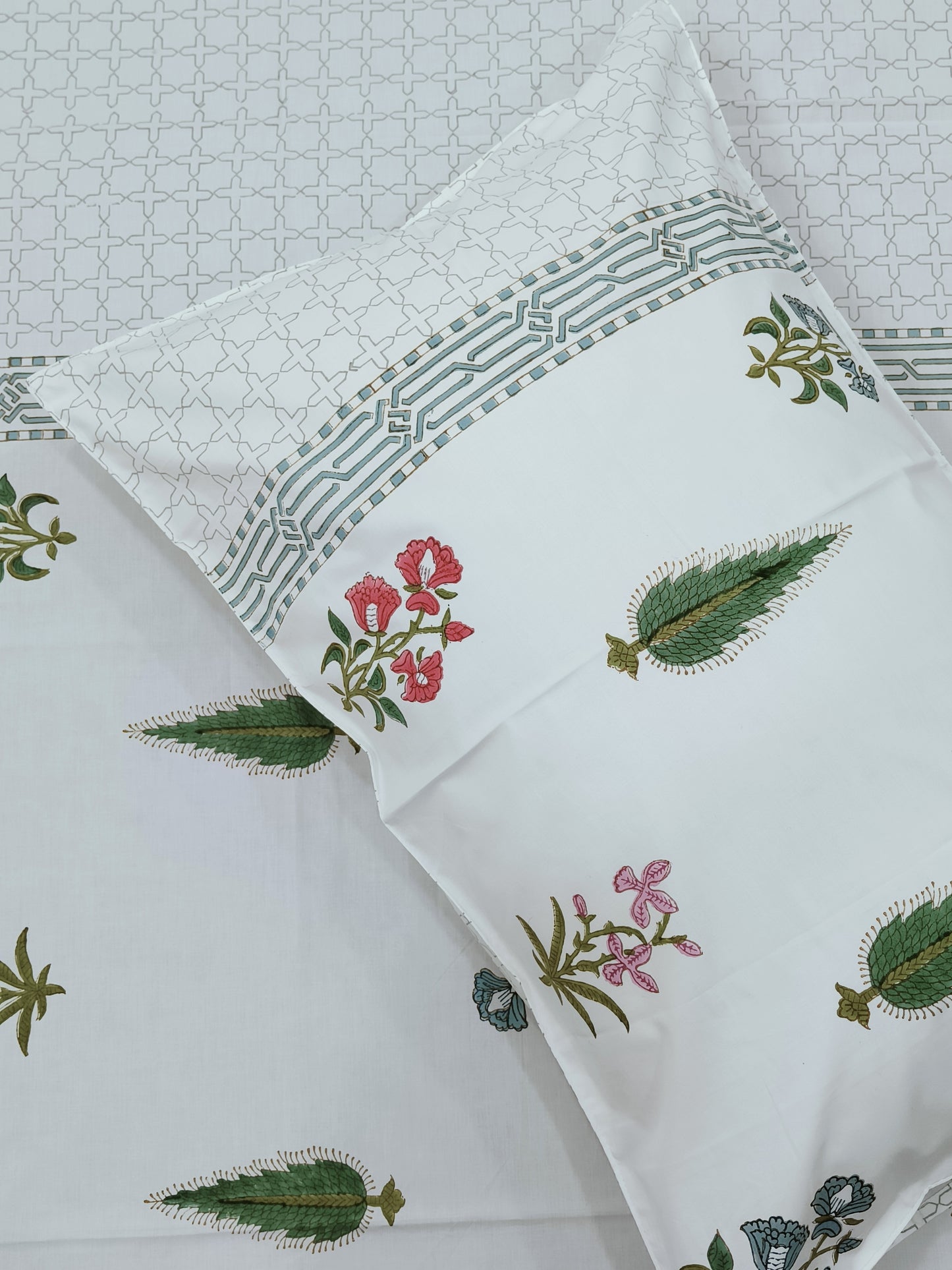 Handblock Printed Premium Bedsheets