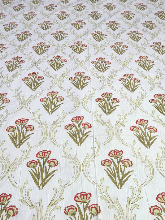 Bedsheet With King Size Pillow Cases
