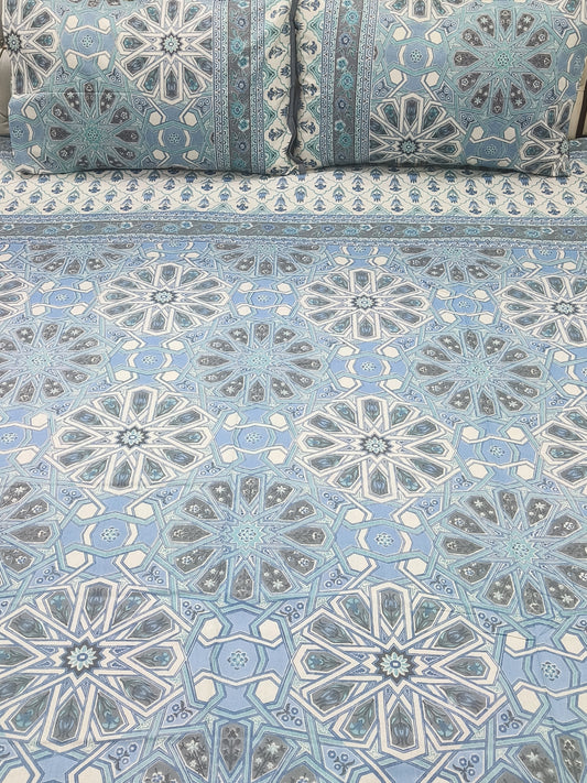 FRESH ARRIVALS Gulbahaar King Size Bedsheets