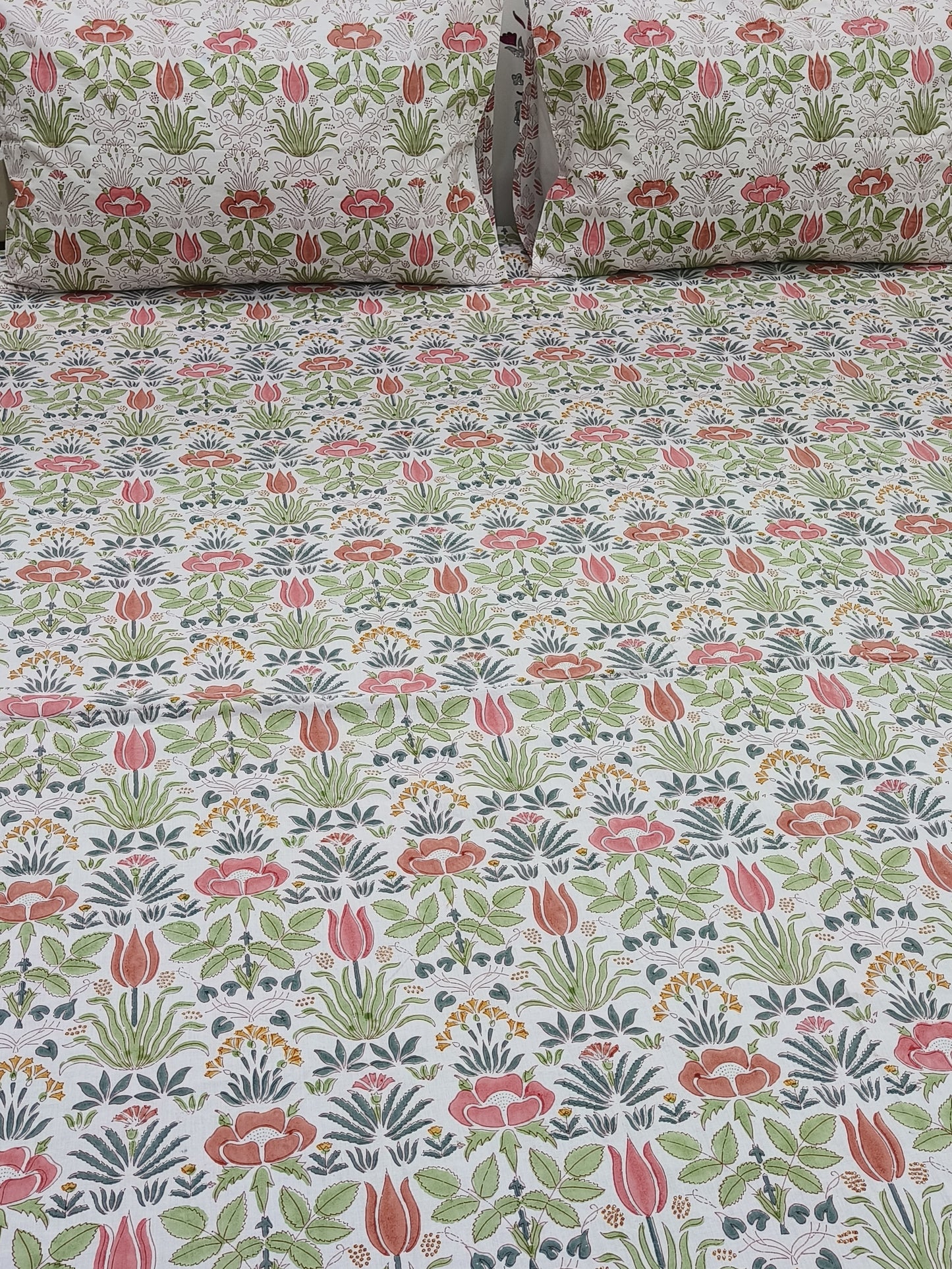 Handblock Printed Premium Bedsheets