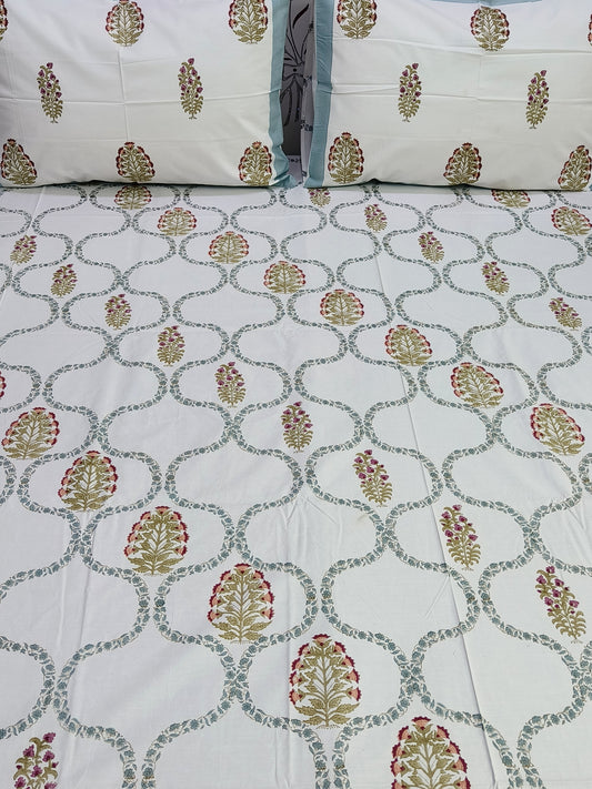 FRESH ARRIVAL Handblock Printed Premium Bedsheets