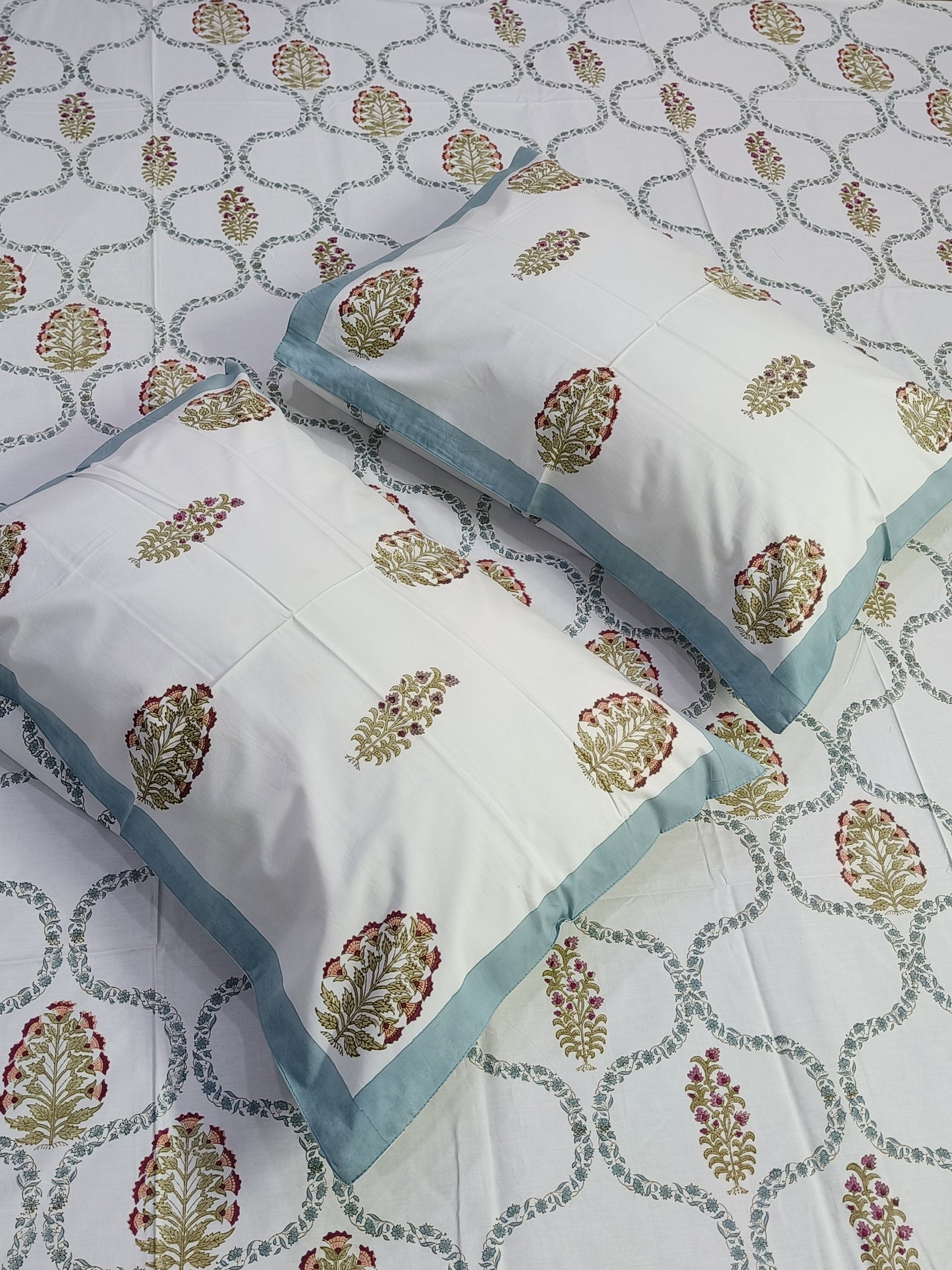FRESH ARRIVAL Handblock Printed Premium Bedsheets