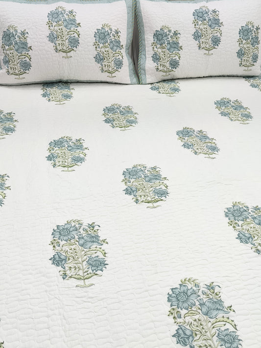 Handblock Printed Premium Mulmul Bedcovers
