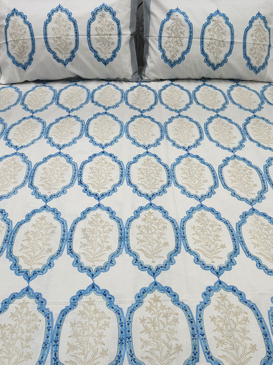 FRESH ARRIVAL Handblock Printed Premium Bedsheets