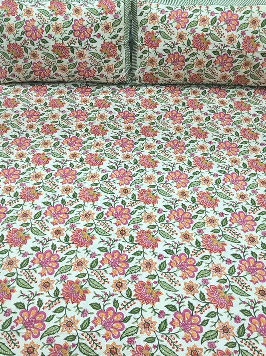 FRESH ARRIVAL Handblock Printed Premium Bedsheets