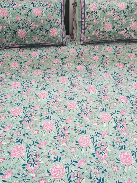 Handblock Printed Premium Bedsheets