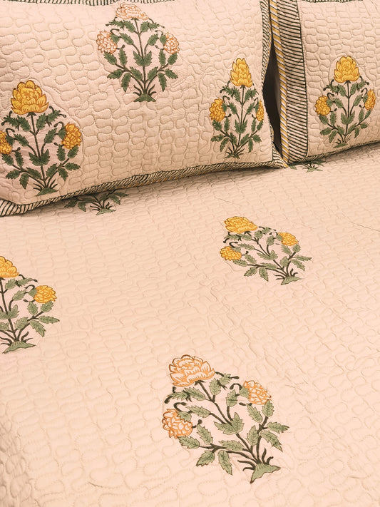 Handblock Printed Premium Mulmul Bedcovers