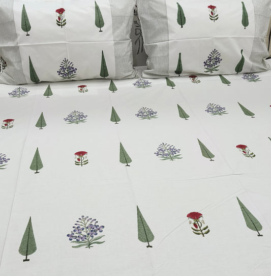Handblock Printed Premium Bedsheets