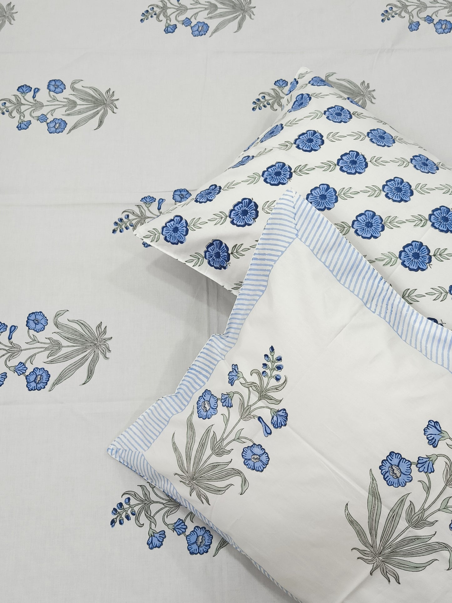 FRESH ARRIVAL Handblock Printed Premium Bedsheets