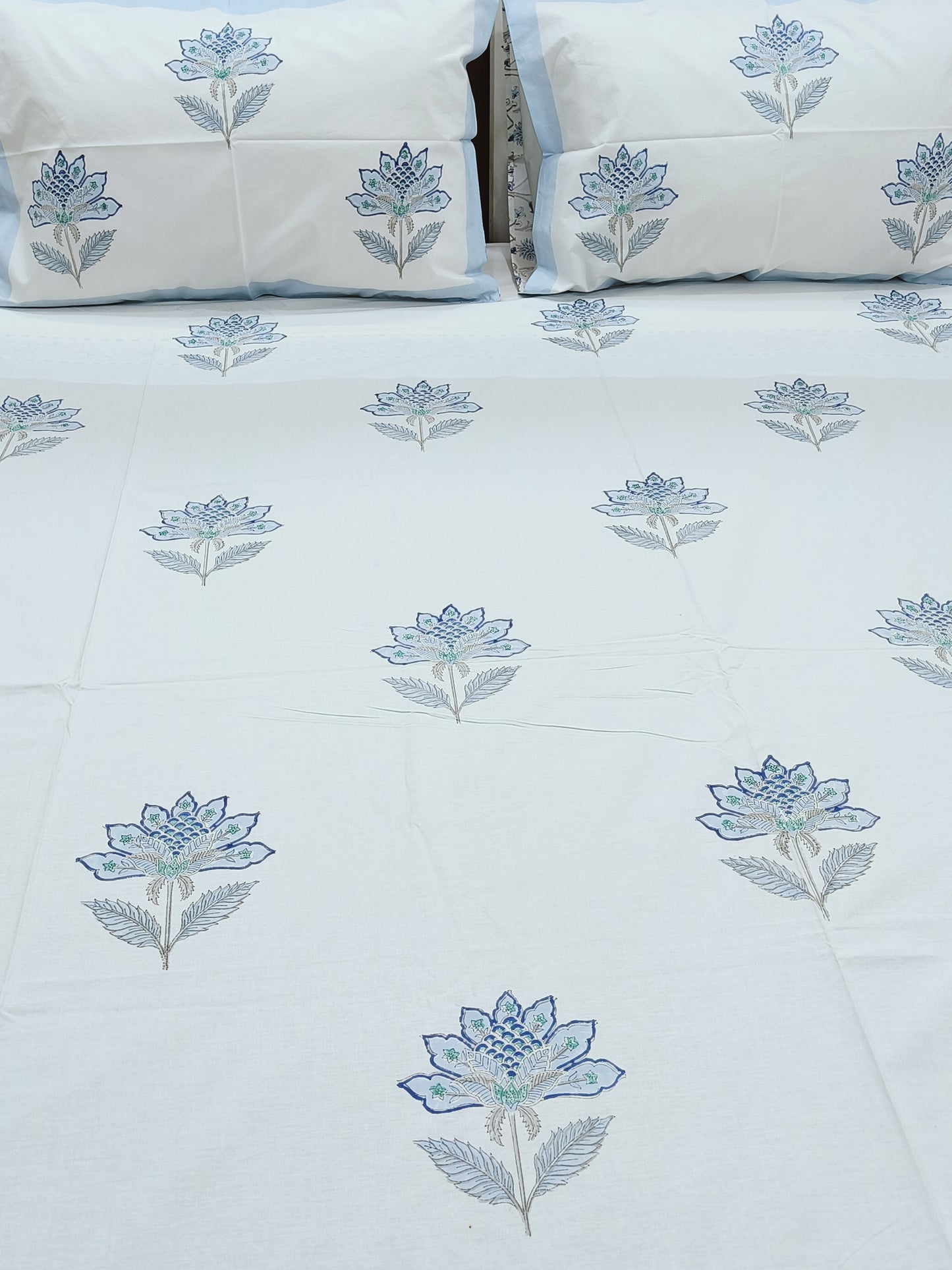 Handblock Printed Premium Bedsheets