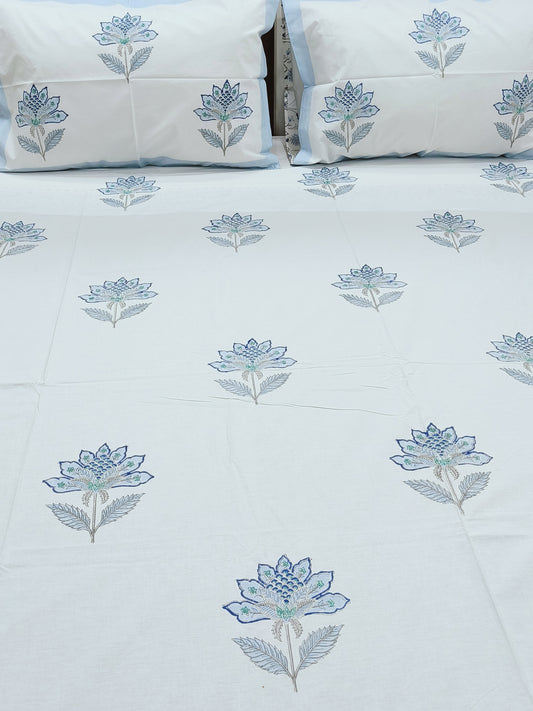 Handblock Printed Premium Bedsheets