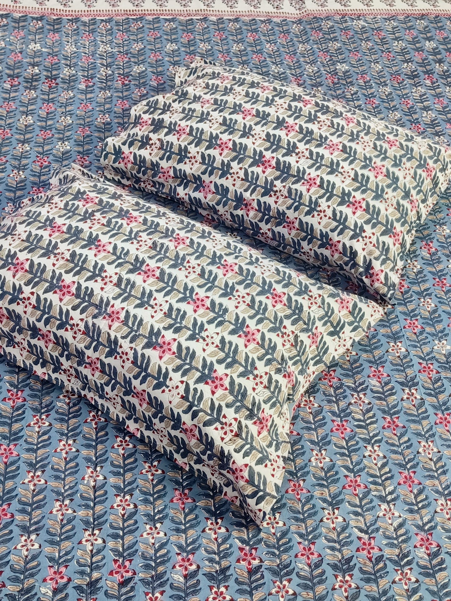 Handblock Printed Premium Bedsheets