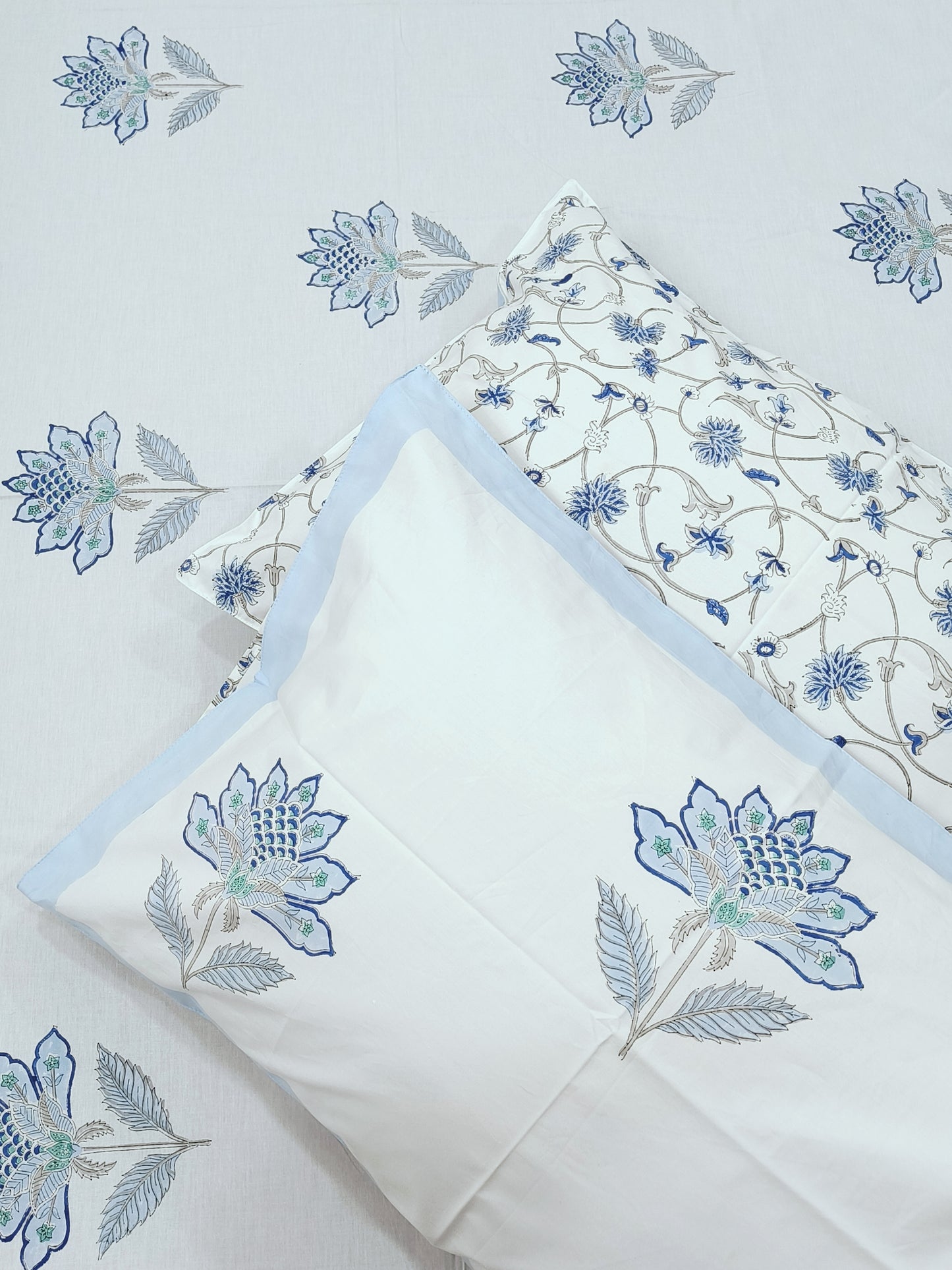 Handblock Printed Premium Bedsheets
