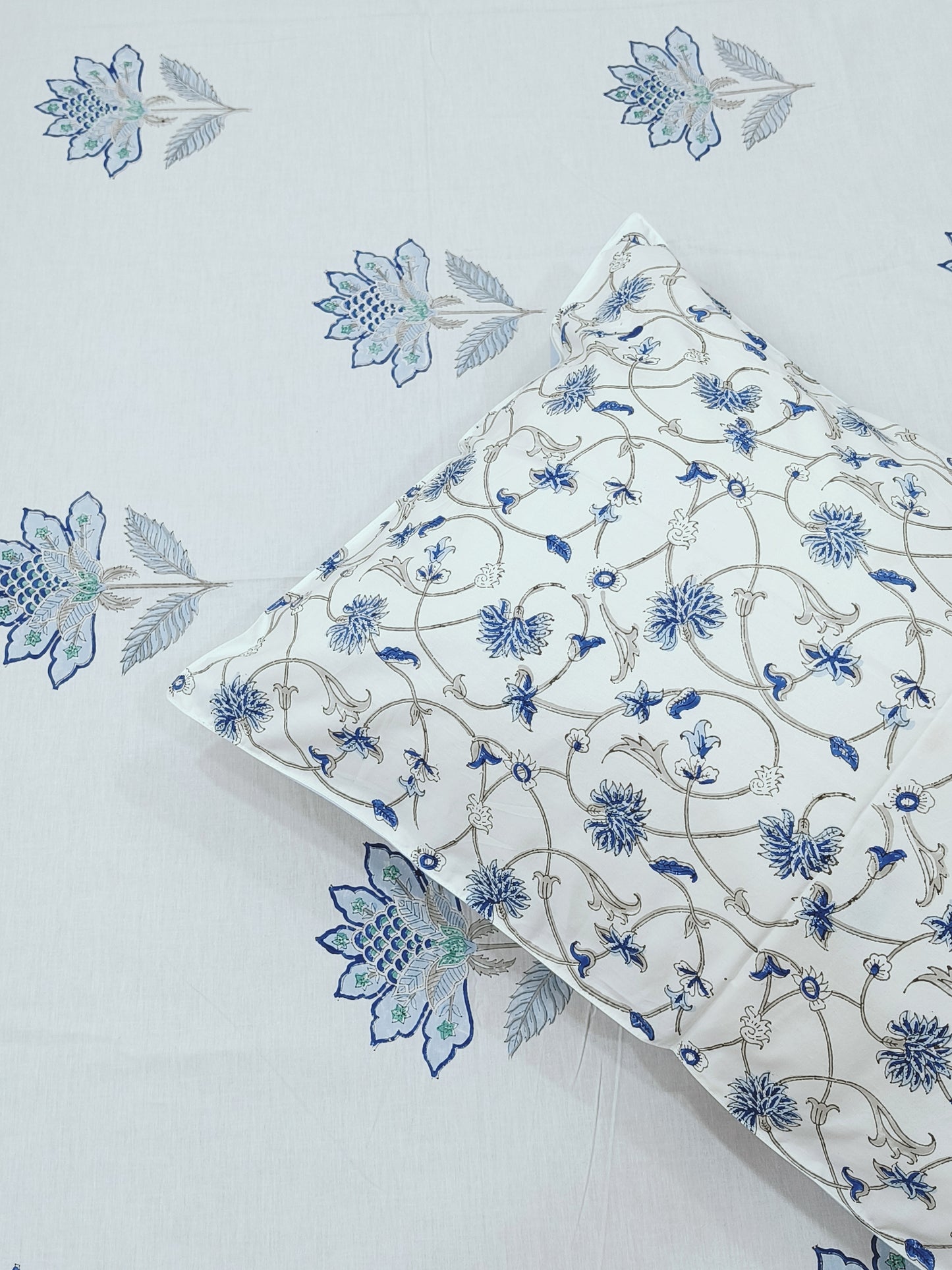Handblock Printed Premium Bedsheets