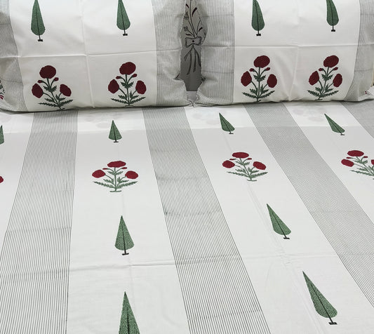 Handblock Printed Premium Bedsheets