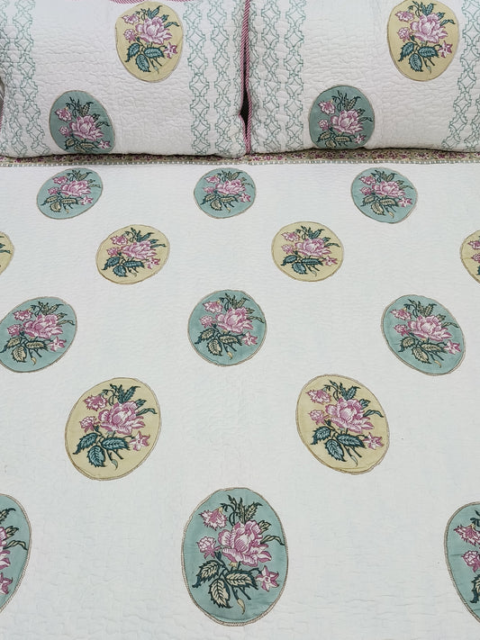 Handblock Printed Premium Mulmul Bedcovers