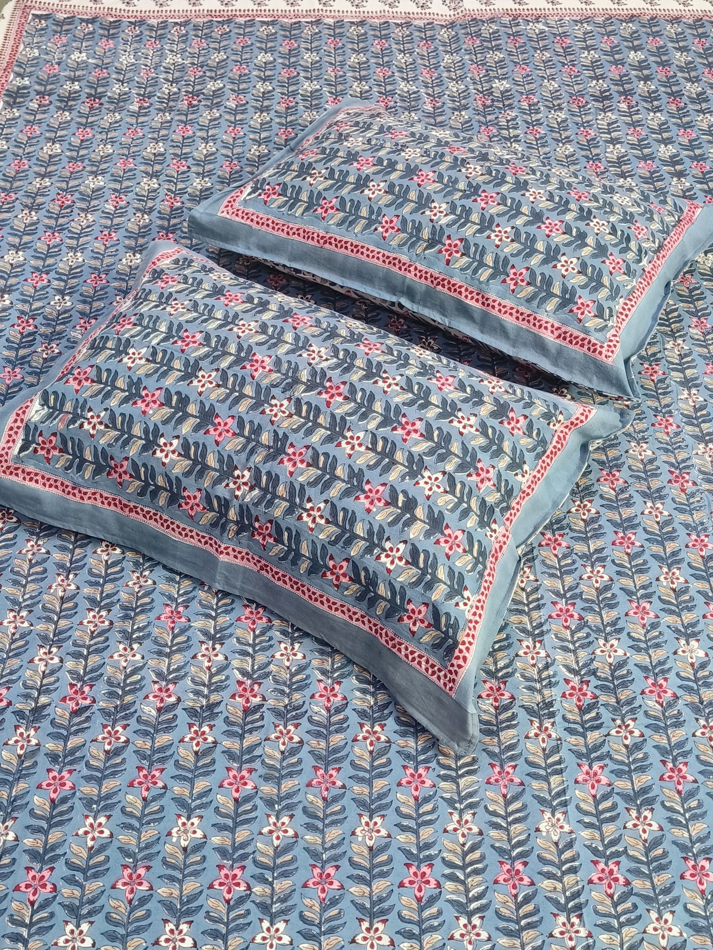 Handblock Printed Premium Bedsheets