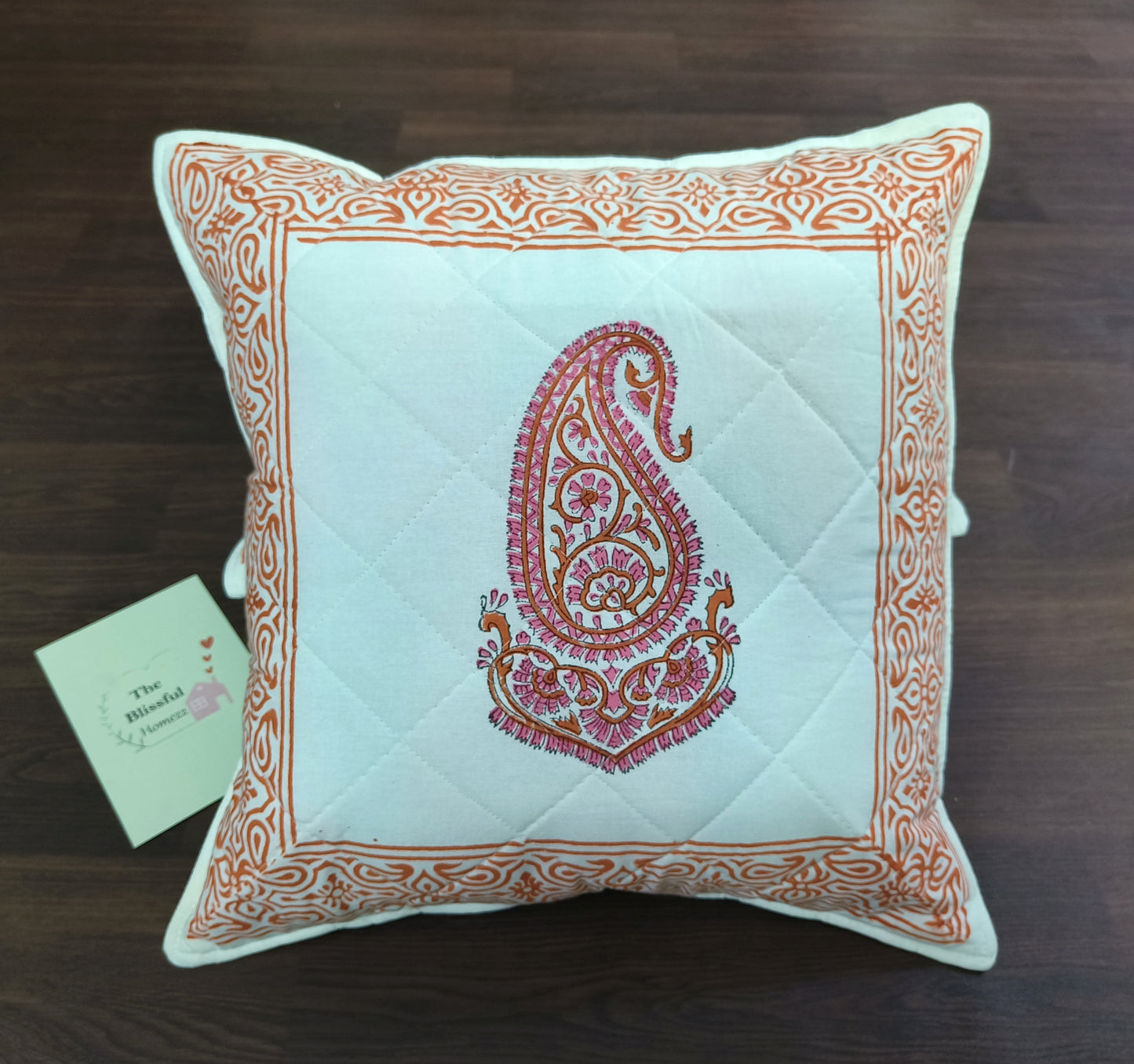 Handblock Printed Cushion Cover